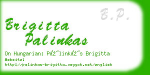 brigitta palinkas business card